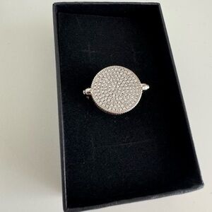 Elegant Silver-Tone Women's Brooch